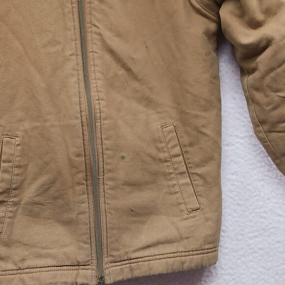 WALLS TOUGH WEAR CANVAS HOODED JACKET w/SHERPA LINING Youth Large 12-14 - Picture 8 of 13